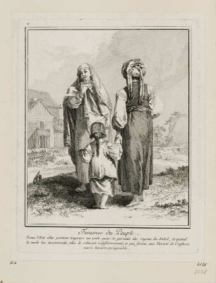 Femmes du Peuple, Blatt 6 der Folge "Suite de divers habillements des peuples du nord"