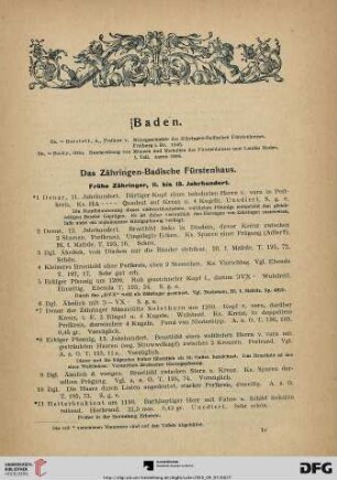Baden (Nr. 1-863)