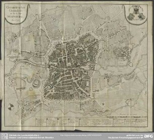 Geometrischer Grundriss der Reichs-Stadt Nürnberg. Anno 1793