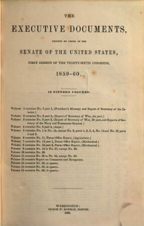 Senate documents. [125,6.] 1859/60 (1860) = Congress 36, Sess. 1