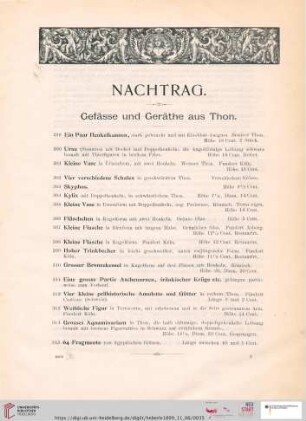 Nachtrag (Nr. 299 - 542)