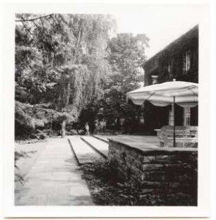 Garten Karl Hanke, Berlin-Grunewald: Blick zur Terrasse