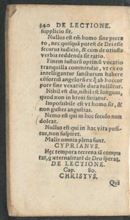 De Lectione. Cap. 80.