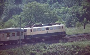 Gäubahn Stuttgart Vaihingen Dachswald Lok 110 241 Eilzug S-DS Bnb-Wagen