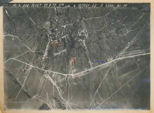 Foto der Stellungen bei Beaurieux (Luftbild)