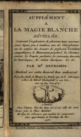 Supplement a la Magie Blanche Dévoilé