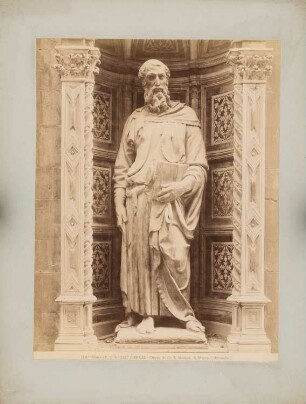 Or´ San Michele, Florenz Statue St. Markus: Ansicht