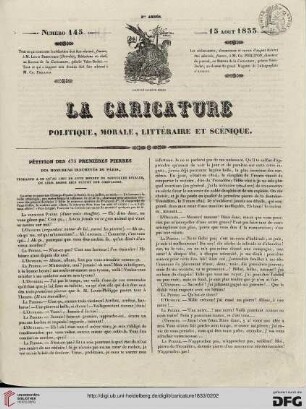 Numéro 145 (15 Août 1833)