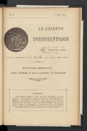 N° 8. 1er Mai 1897