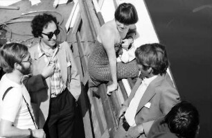 26. Tagung 1976 Physiker; Aufbruch zur Mainau: von oben Brian D. Josephson