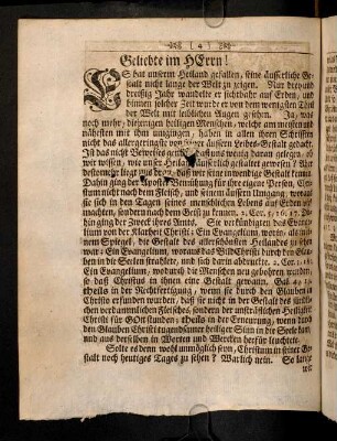 4-7, Geliebte im Herrn! Es hat unserm Heiland ...