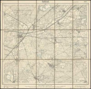 Messtischblatt 2617 : Ruhland, 1888 Ruhland : Ruhland. - Aufn. 1887. - 1:25000. - [Berlin]: Reichsamt für Landesaufnahme, 1888. - 1 Kt.