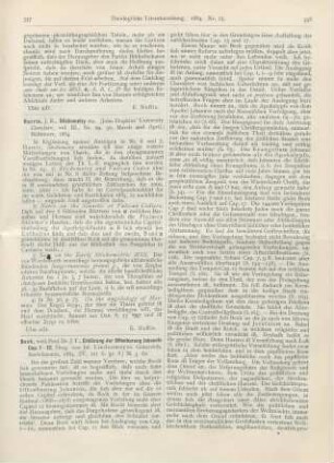 357-359 [Rezension] Beck, J. T., Erklärung der Offenbarung Johannis Cap. 1 - 12. Hrsg. von Jul. Lindenmeyer