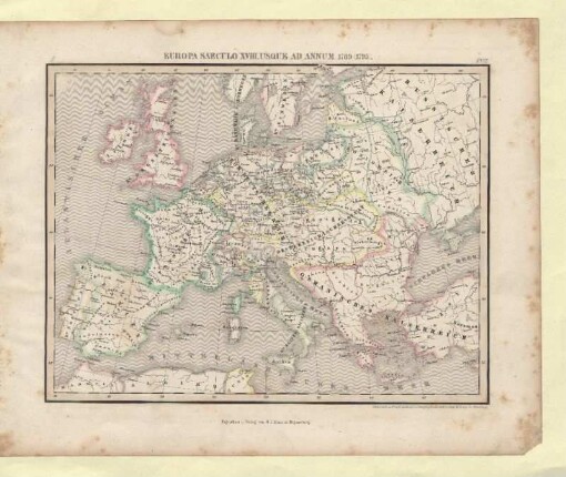 Europa Saeculo XVIII. Usque ad Annum 1789 (1795)