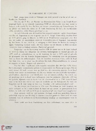 2.Ser. 1.1908: De Mariakerk te Nijmegen