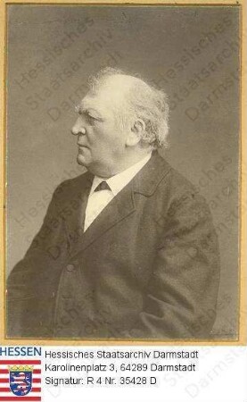 Osann, Arthur Dr. jur. (1829-1908) / Porträt im Halbprofil, Brustbild
