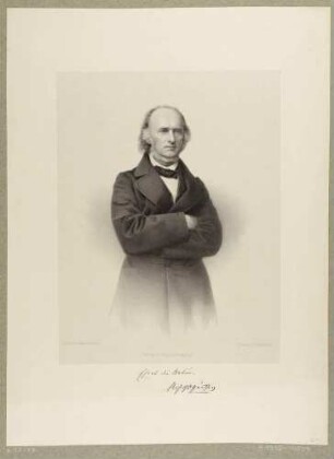 Bildnis des Leipziger Chirurgen Gustav Biedermann Günther, Dreiviertelfigur mit verschränkten Armen