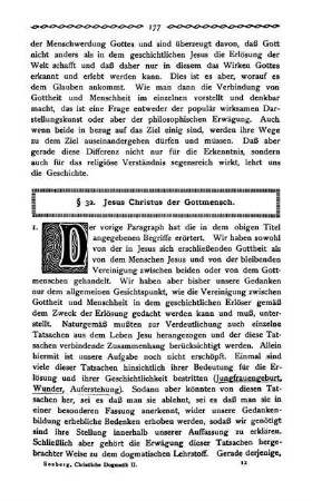 § 32. Jesus Christus der Gottmensch