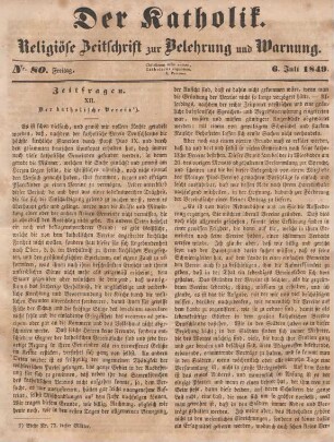 317-318 Zeitfragen : XII. Der katholische Verein