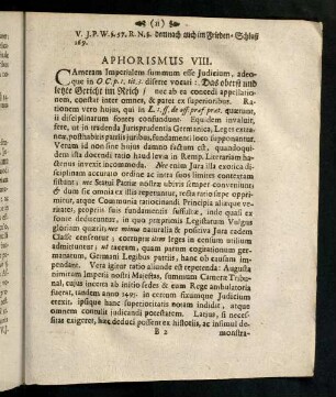11-16, Aphorismus VIII - X