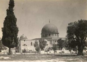 Jerusalem. Tempelplatz mit Felsendom (Omarmoschee)