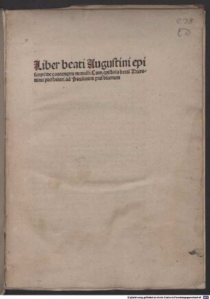 De contemptu mundi
