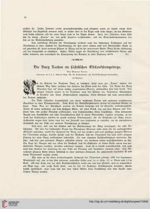 7: Die Burg Rathen im sächsischen Elbsandsteingebirge, [2]