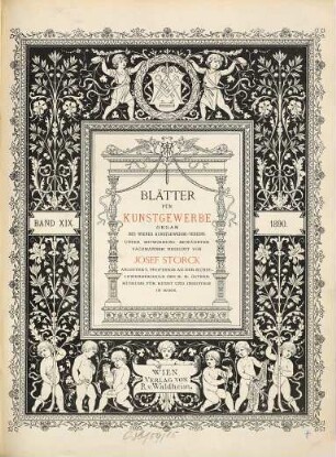Blätter für Kunstgewerbe. 19. 1890