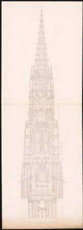 Ulmer Münster: Ansicht des Turmes