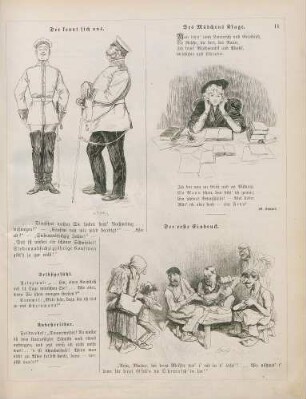 "Der kennt sich aus" "Des Mädchens Klage" "Der erste Eindruck"