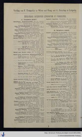 Verlag von F. Tempsky in Wien und Prag und G. Freytag in Leipzig.