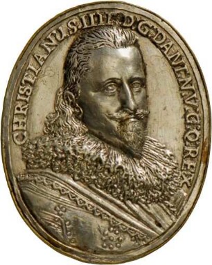 Medaille auf König Christian IV. von Dänemark