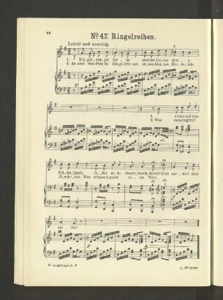 No. 47. Ringelreihen. [Piano.]