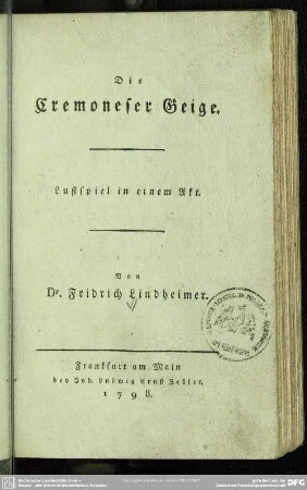 Die Cremoneser Geige
