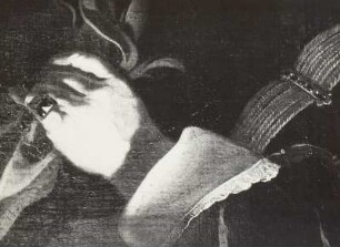 Bildnis Johann Georgs I., Ausschnitt linke Hand