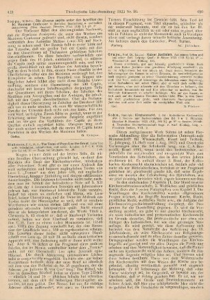 420-422 [Rezension] Sohm, Rudolph, Kirchenrecht. 2. Bd.: Katholisches Kirchenrecht
