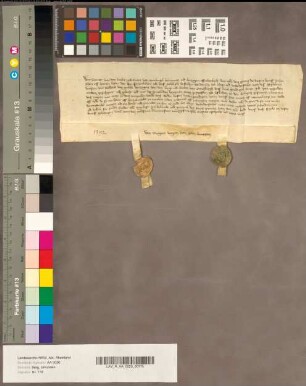 Konrad von dem Brocke und Evert von Arenbugel schwören Herzog von Berg Urfehde.