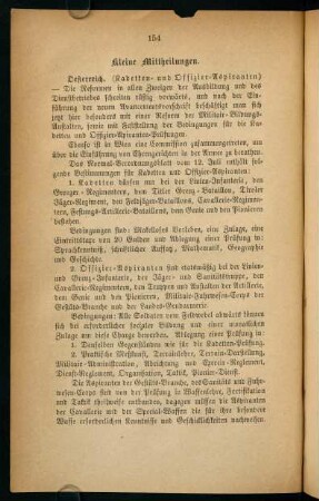 154-160, Kleine Mittheilungen...