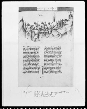 Historienbibel des Alten Testaments — Passahfest, Folio 47recto
