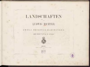 Landschaften : zwölf Original-Radierungen