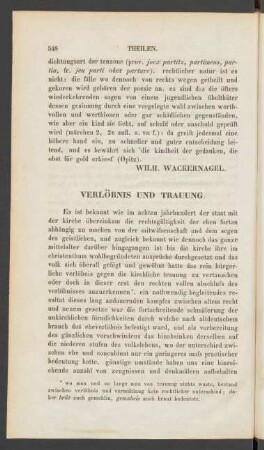 Verlöbnis Und Trauung.