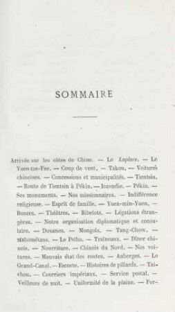 Sommaire