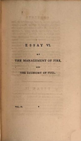 Essays, Political, Economical And Philosophical, 2. (1798). - 10 Bl., 496 S. : 11 Ill.