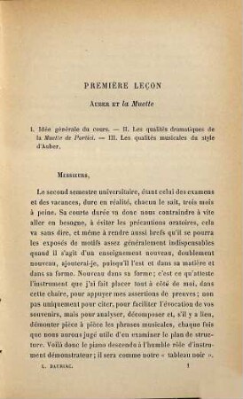 La psychologie dans l'opéra francais. 