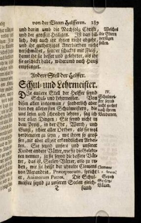 289-295, Andere Stell der Helffer. Schul- und ...
