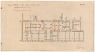 Auswärtiges Amt, Berlin-Mitte Umbau: Teilgrundriss Kellergeschoss 1:100