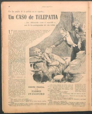 Un caso de telepatía : Cuento policial por Harris Standford