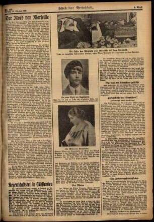 Zweite Ausgabe vom Freitag, den 12. Oktober 1934.