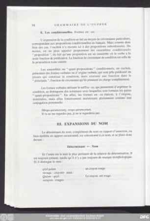 III. Expansions Du Nom