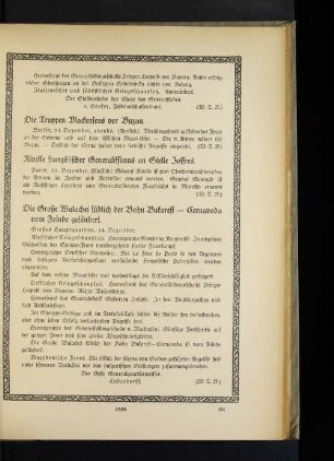 Nivelle französischer Generalissimus an Stelle Joffres.